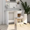 vidaXL Schreibtisch Weiß 100×50×76 cm Holzwerkstoff Produktbild-Vorschau 4