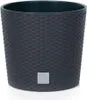 Doniczka RATO ROUND + wkładka, 25 cm - antracytowa Podgląd zdjęcia produktu 8