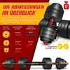 RE:SPORT® Set di manubri 40 kg Set di manubri Piastre per Anteprima dell’immagine prodotto 5
