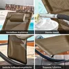 SoBuy OGS28-BR Chaise longue de jardin résistante aux Voir les images du produit 9