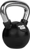 VirtuFit Kettlebell Pro 8 kg aus Gusseisen mit Gummi, Griff Produktbild-Vorschau 1