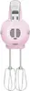 A pink and silver hand mixer is shown against a white background. Anteprima dell’immagine prodotto
