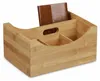 Organizér na stůl s úchytem, bambus, 25 x 18 x 12 cm Náhled obrázku produktu 5