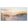 DEQORI Glasbild Echtglas 60x30 cm 'Abendruhe am Strand' Produktbild-Vorschau 2