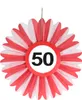 50. Geburtstag Verkehrsschild 3 Dekofächer Produktbild-Vorschau 2