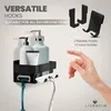 PromoHome® Duschregal ohne Bohren – Aluminium Schwarz – Produktbild-Vorschau 5