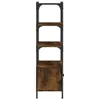 Bücherregal 3 Fächer Räuchereiche 70x30x109,5 cm Produktbild-Vorschau 8