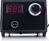 A close-up front view of a black Fenix RBB60W 60W wood burning station with a digital display and a rotary dial. Náhled obrázku produktu