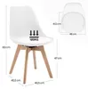 WOLTU Esszimmerstühle drehbar, Design Stuhl, modern, aus Produktbild-Vorschau 7