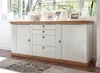 Sideboard "Hemsby" in weiß Pinie und Eiche Wotan Landhaus Produktbild-Vorschau 3