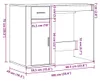 vidaXL Psací stůl vzhled starého dřeva 100x49x75 cm Náhled obrázku produktu 8