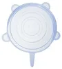 Silikondeckel,6 Dehnbare Silikondeckel, BPA Free Produktbild-Vorschau 3