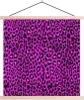 MuchoWow® Textilposter Leopardenmuster - Muster - Rosa Produktbild-Vorschau 1