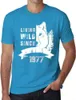 Herren Grafik T-Shirt Wildes Leben seit 1977 – Living Wild Produktbild-Vorschau 1