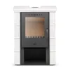 Kachelofen ELDUR Elfenbein 6kW – freistehend, Keramik, ECO Produktbild-Vorschau 4