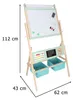 Doppelseitige Kreidetafel LULILO Kreide, Marker, Magnete, Produktbild-Vorschau 6