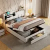 Letto imbottito UnboxG 160x200cm con funzione di ricarica Anteprima dell’immagine prodotto 3