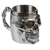 OOTB Silberfarbener Becher Skull Produktbild-Vorschau 3