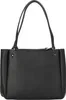 Schwarze Damen-Tasche mit Henkel & Reißverschlusstaschen – Produktbild-Vorschau 13