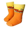 Kinder ABS-Socken aus Baumwolle Leopard Orange Größe 19-22 Produktbild-Vorschau 2