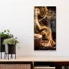 DEQORI Glasuhr 30x60 cm Zahlen 'Rauchige Kaffeeaura' Produktbild-Vorschau 4