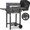 Berdsen BD-892 schwarzer Holzkohlegrill mit Abdeckung Produktbild-Vorschau 1