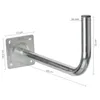Vayox Supporto per antenna a parete | 60 cm | Argento Anteprima dell’immagine prodotto 3