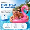 Opblaasbare flamingo zwemring, diameter 110 cm – Zwemring Productafbeelding-voorbeeld 9