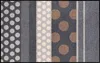 Salonloewe GLAMOUR DOTS GRAU Fußmatte Wohnmatte 75 x 120 cm Produktbild-Vorschau 1