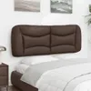 vidaXL Kopfteil-Kissen "Hvar" Braun 140 cm Kunstleder Produktbild-Vorschau 4