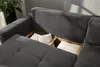 Ecksofa-Dauerschläfer Boxspring Federkerncouch Topper Produktbild-Vorschau 4
