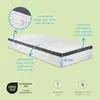matelas ergonomique à ressorts 7 zones, 90 x 190 cm, H4, 25 Voir les images du produit 11