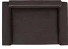 A top-down view of a dark gray dog bed with white trim. Náhľad obrázku produktu