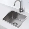 LOMAZOO Spülbecken Küchenspüle Cyllene 40*40 Edelstahl Produktbild-Vorschau 1