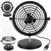 Verk 16043 Stolní USB ventilátor 4 W, 22 cm, černý Náhled obrázku produktu 2