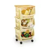 BAMA Scaffale mobile TIDY, bianco/marrone Anteprima dell’immagine prodotto 6