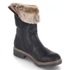 Rieker Scarpe Donna Stivali Foderato Stivali Invernali Nero Anteprima dell’immagine prodotto 11