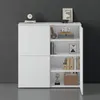 doporro Buffet Commode 100cm Meuble de Rangement Blanc Mat Voir les images du produit 3