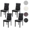 lot de 4 chaises de salle à manger HWC-E58, chaises de Voir les images du produit 6