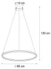 Smarte Hängelampe Schwarz 60 cm inkl  LED und RGBW Girello Produktbild-Vorschau 4