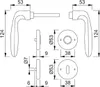 Rosettengrt.Verona 1510/42KV/42KVS Alu.F1 rd.OB DIN L/R D/D Produktbild-Vorschau 6