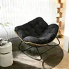 Schaukelsessel Extra groß Rattanstuhl Relaxstuhl mit Produktbild-Vorschau 6