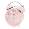Kovový budík Happy Morning MPM C01.4056.21, svetloružový Náhľad obrázku produktu 1