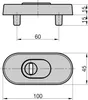 BASI - Schutzrosette mit Zylinderabdeckung (ZA) - SR 100 ZA Produktbild-Vorschau 2