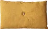 A yellow cushion with a small button in the center. Náhled obrázku produktu