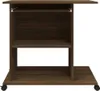 vidaXL Schreibtisch Braun Eichen-Optik 80x50x75 cm Produktbild-Vorschau 4