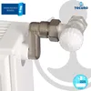 A close-up view of a radiator connection fitting. Produktbild-Vorschau