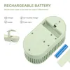 Mini USB Ventilator (grün) 135° Drehung Mini Tischlüfter Produktbild-Vorschau 3