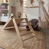 Toboggan en bois pour enfants avec échelle - Pliable et sûr Voir les images du produit 4