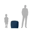 Green Bean® Sitzhocker "Cube" 40x40x40cm mit EPS Perlen Produktbild-Vorschau 7